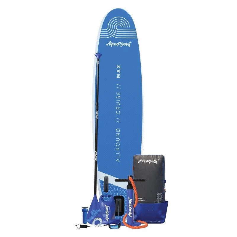 AQUAPLANET Kit Paddle Gonflable - Max Bleu â Image 3