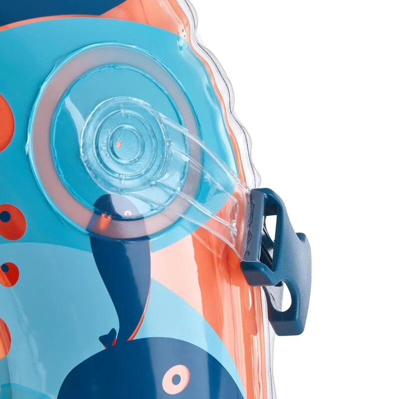 Bouée D’observation De Snorkeling Olu 120 Fish Bleu Orange – Image 2