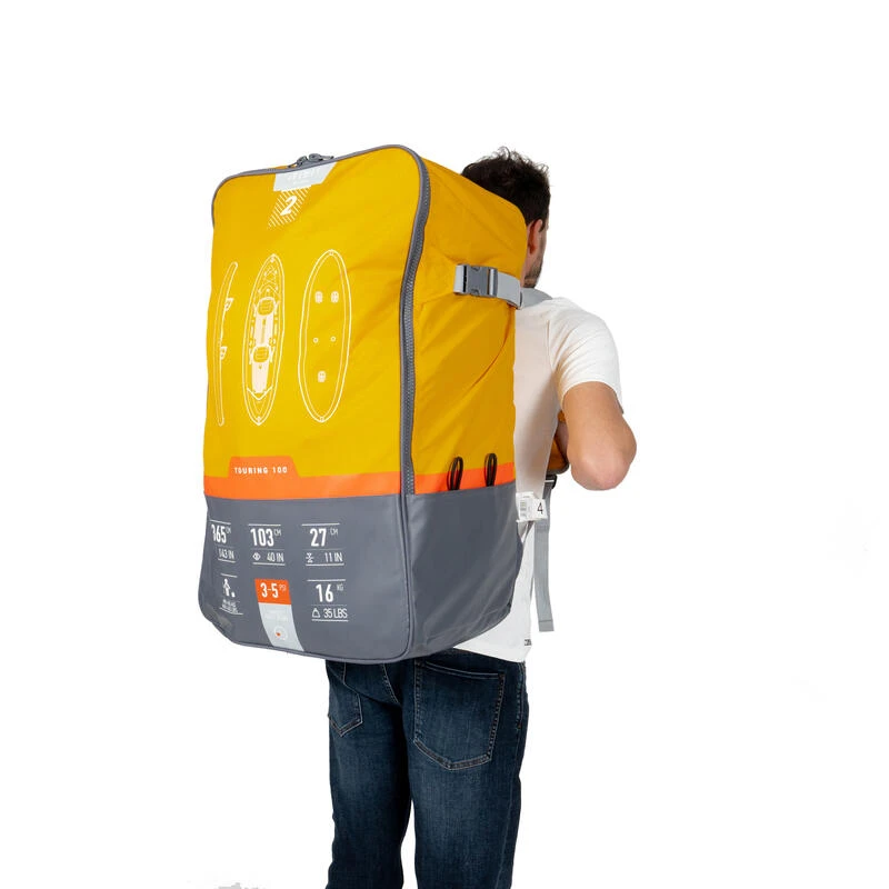 Canoë Kayak Gonflable 2 Places De Randonnée Fond Haute Pression - X100+ – Image 9