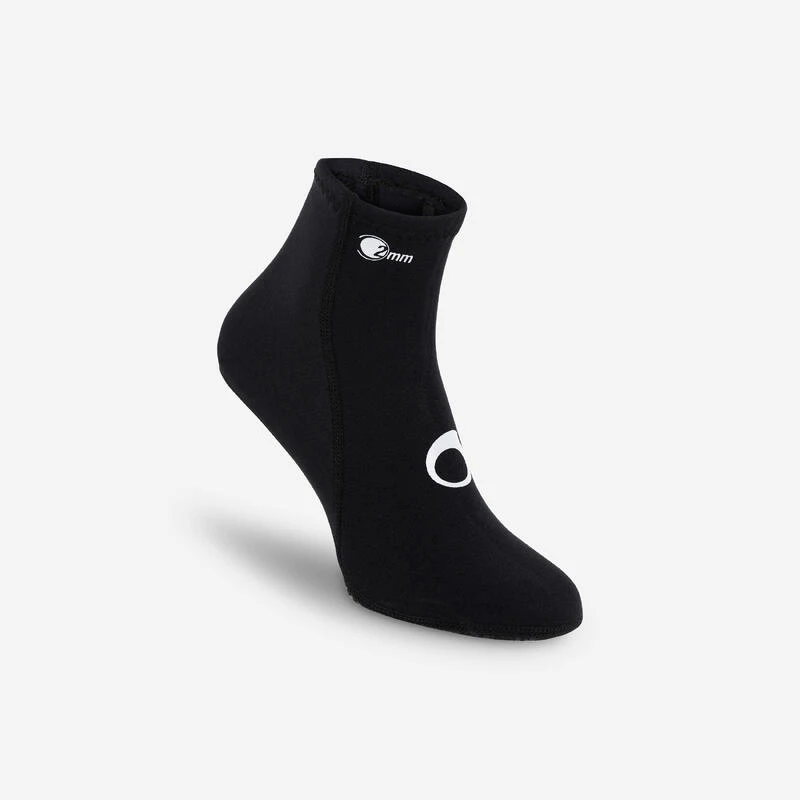 Chaussettes Plongée Néoprène 2mm - Noir