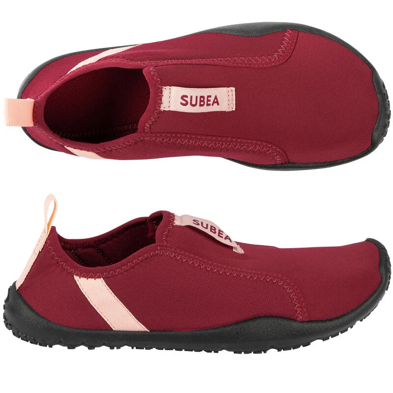 Chaussures Aquatiques élastiques Adulte - Aquashoes 120 Rouge – Image 2