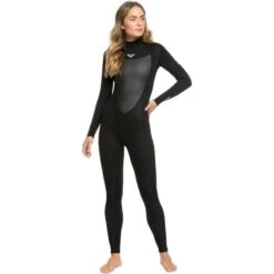 Roxy Combinaison De Surf 4/3mm Zip Dos - Noir - Prologue - Femme