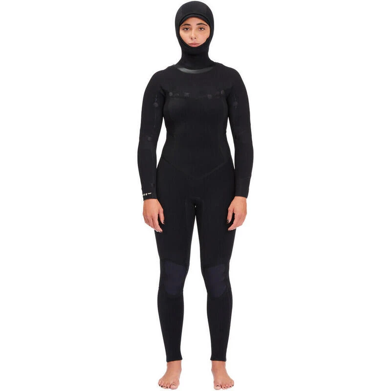 Billabong Combinaison De Surf Salty Dayz 4/3mm - Zip Poitrine - Noir Dames â Image 4