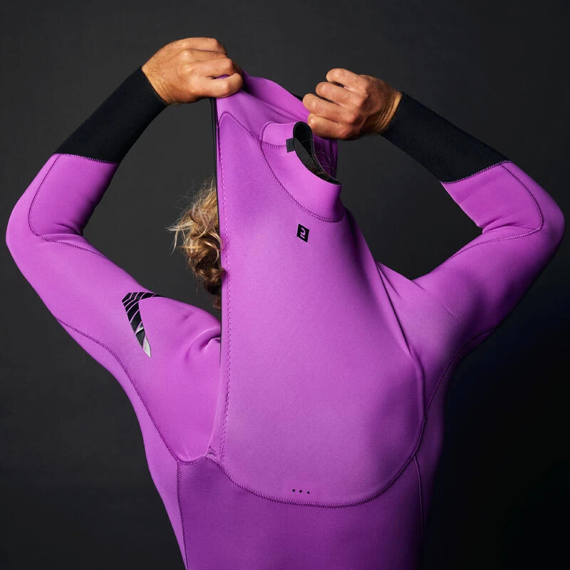 Combinaison Surf Néoprène 4/3 Mm Homme - 900 Fuchsia – Image 6