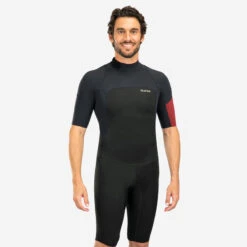 Combinaison Surf Shorty 500 Stretch NéoprÚne 1,5 Mm Homme Bdx