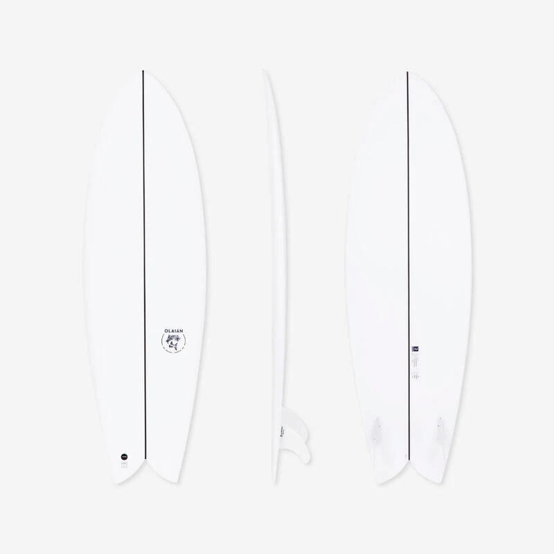 FISH 900 5'8" 35 L. Livrée Avec 2 Ailerons Twin .