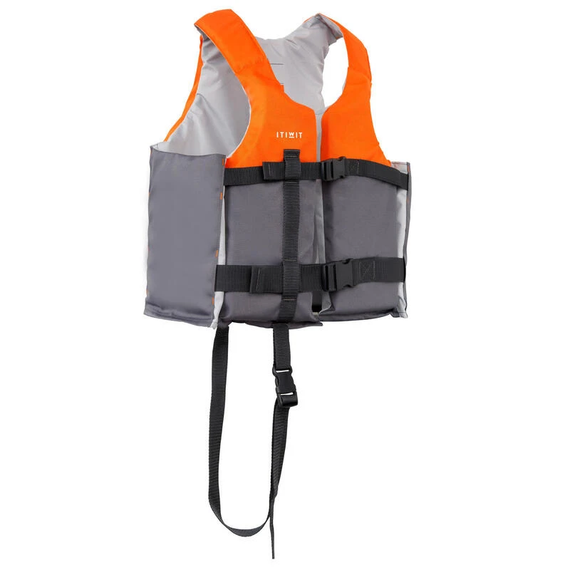 Gilet Aide à La Flottaison 50N+ Orange Kayak Stand Up Paddle Dériveur – Image 3