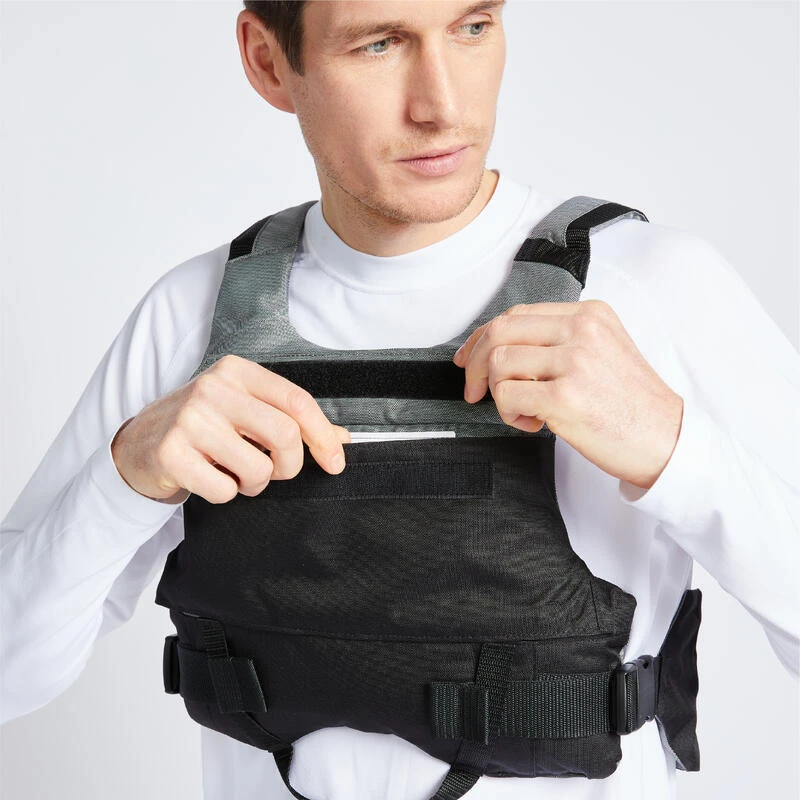 Tribord Gilet D'aide à La Flottabilité BA 50 Newtons Voile Club Noir – Image 2