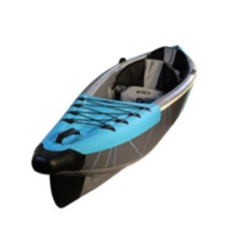 Kayak Gonflable Russel 3 Places - Max 260kg - 480x90cm (15'7x35") - Bleu â Image 2