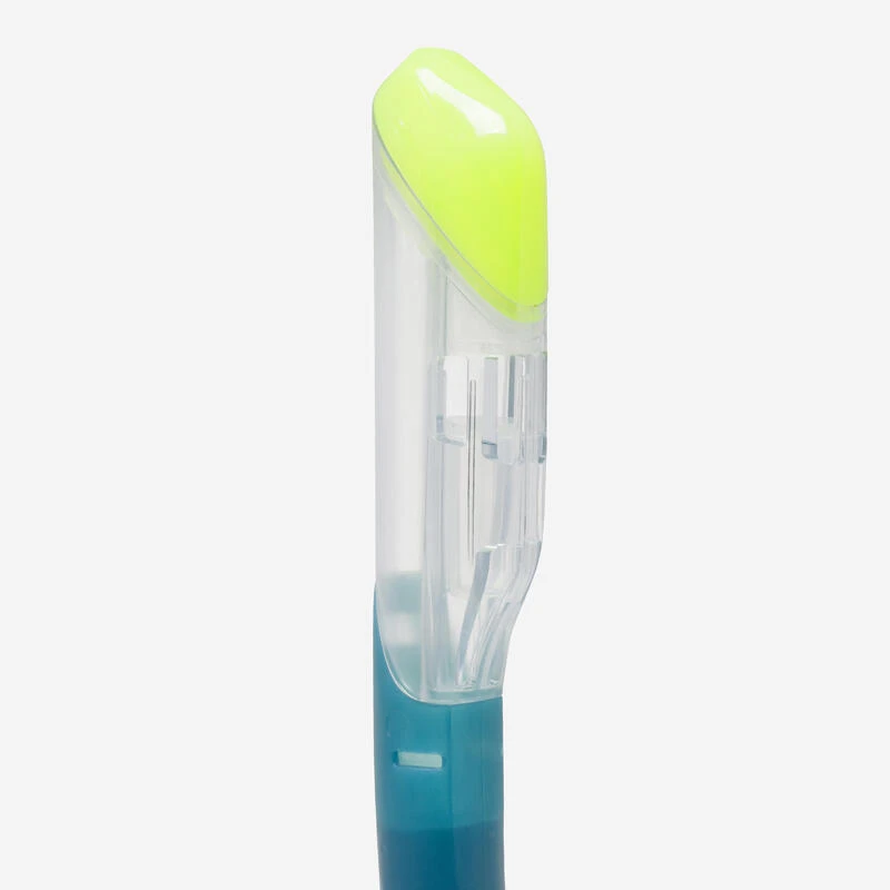 Kit De Snorkeling Masque 100 COMFORT Tuba DRYTOP Adulte Vert â Image 4