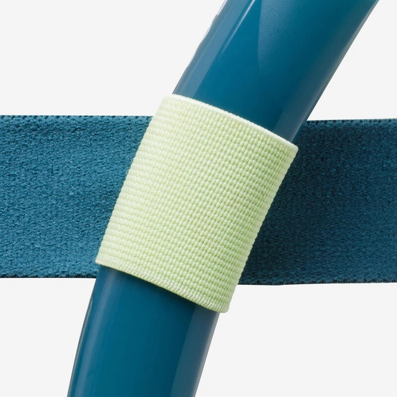 Kit De Snorkeling Masque 100 COMFORT Tuba DRYTOP Adulte Vert â Image 5