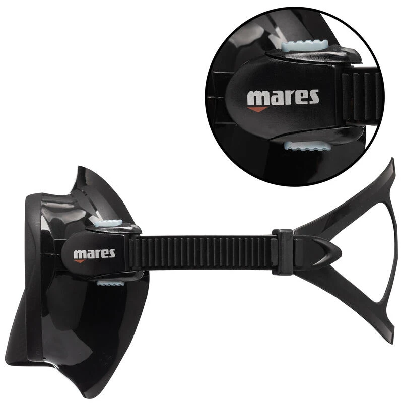 Mares Kit De Snorkeling Palmes Masque Et Tuba - Kit Tropical Noir Et Blanc â Image 4