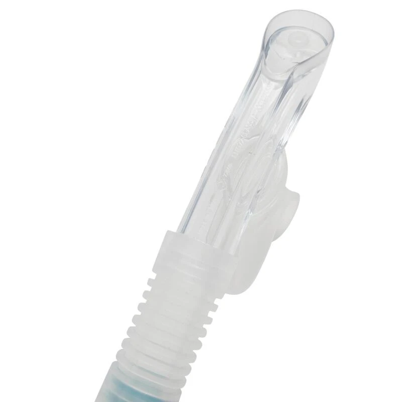 Kit PlongĂ©e Masque Et Tuba Snorkeling 100 Valve Enfant Vert Fluo â Image 9