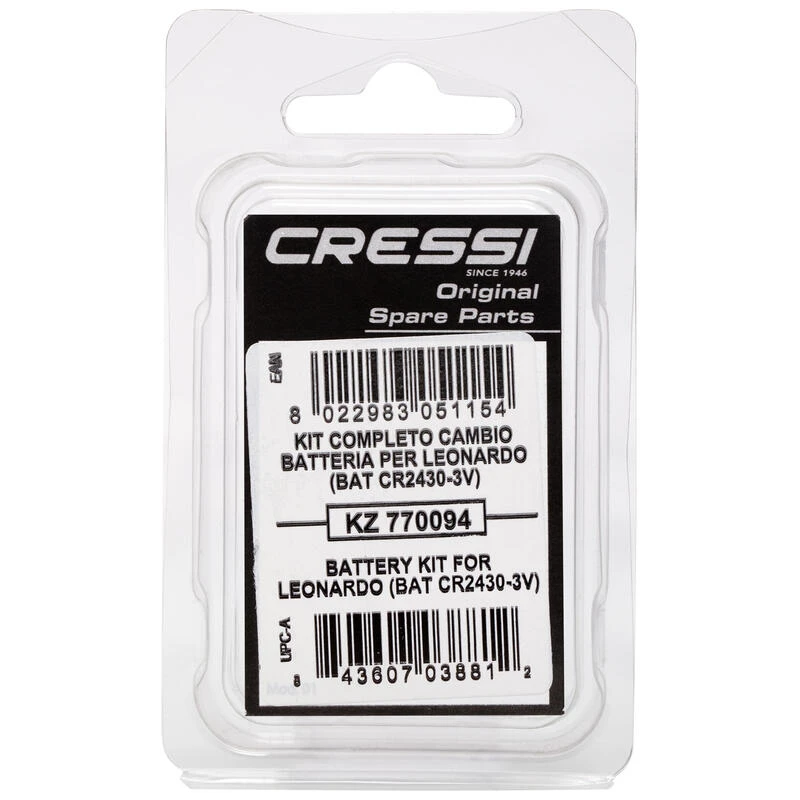 CRESSI Kit Remplacement Pile Pour Ordinateur LEONARDO, GIOTTO, MICHELANGELO, DONATELLO â Image 2