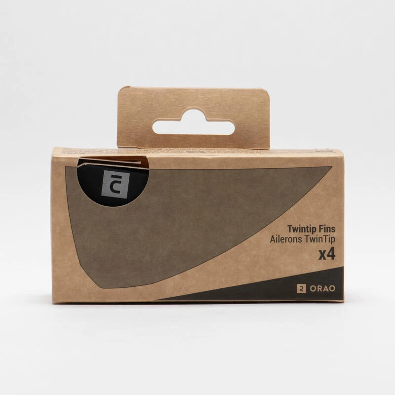 LOT De 4 AILERONS UNIVERSELS Pour PLANCHE DE KITESURF Type TWIN TIP â Image 2