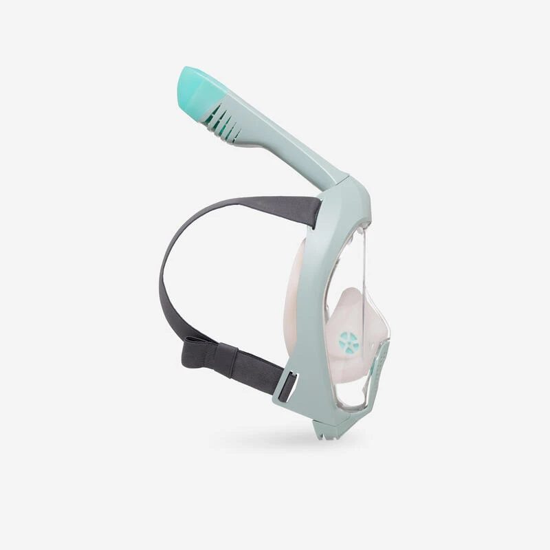 Masque Easybreath+ De Surface Valve Acoustique Adulte - 540 Kaki Clair Rose â Image 3