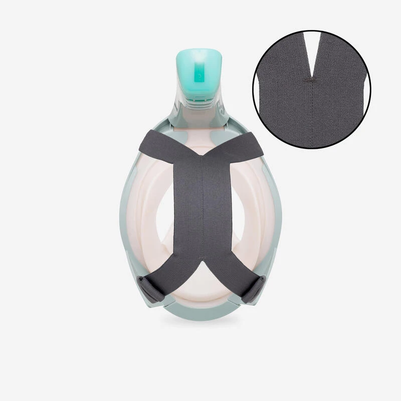 Masque Easybreath+ De Surface Valve Acoustique Adulte - 540 Kaki Clair Rose â Image 4