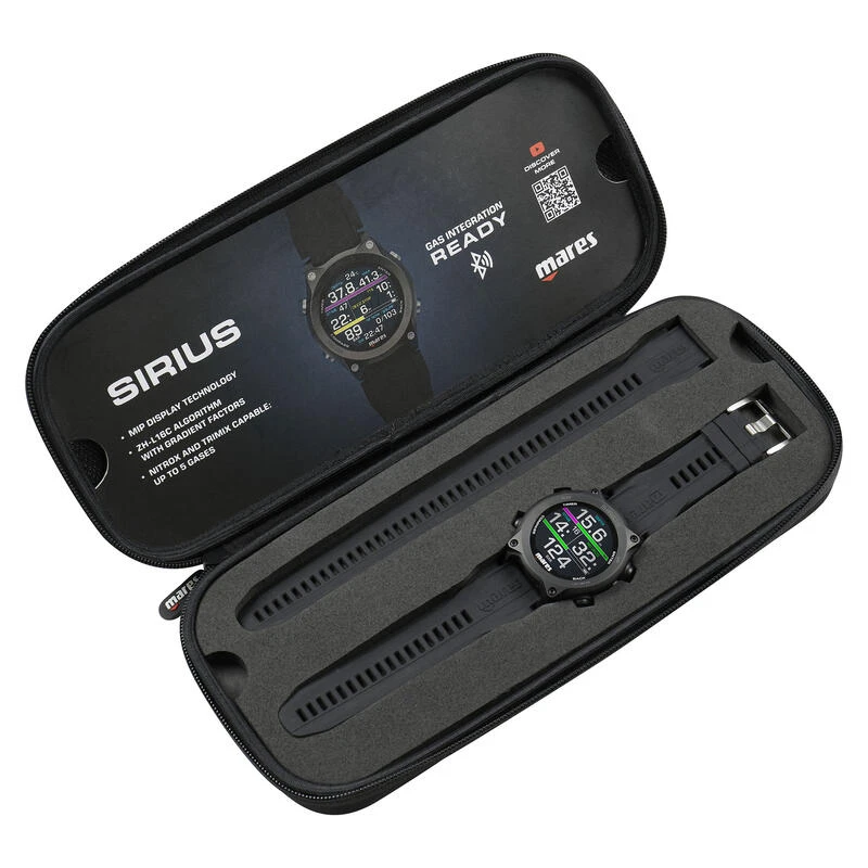 Ordinateur De PlongĂ©e Mares Sirius Noir Gris â Image 4