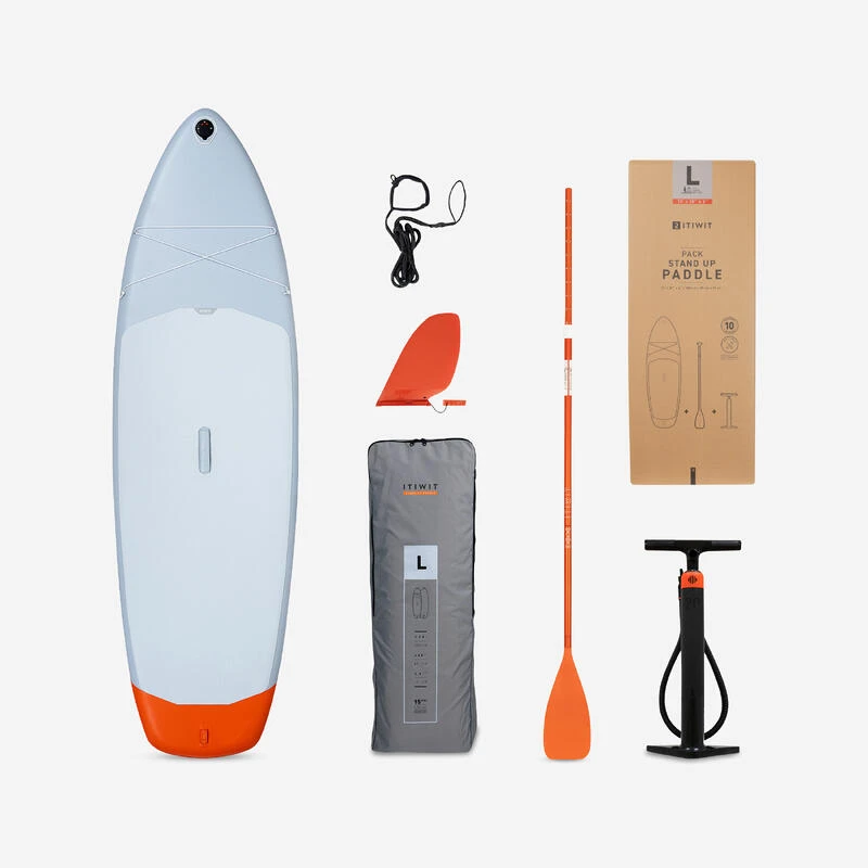 Pack De Stand Up Paddle Gonflable (10'/35"/6") - 1 Ou 2 Personnes Jusqu'à 130kg – Image 4