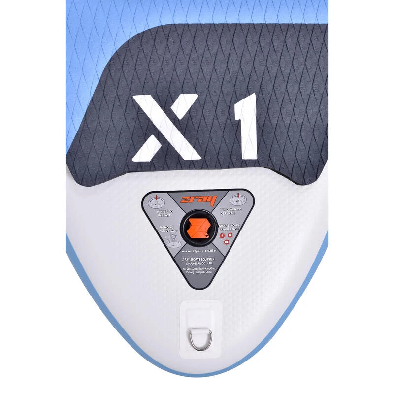 PACK (PLANCHE, POMPE, PAGAIE) STAND UP PADDLE GONFLABLE Zray SUP X-Rider X1 10'2 â Image 7