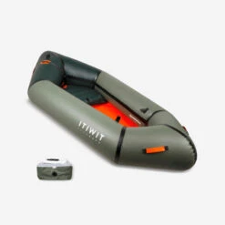 Packraft 100 Kayak Gonflable Rivière TPU 1 Place - PR100
