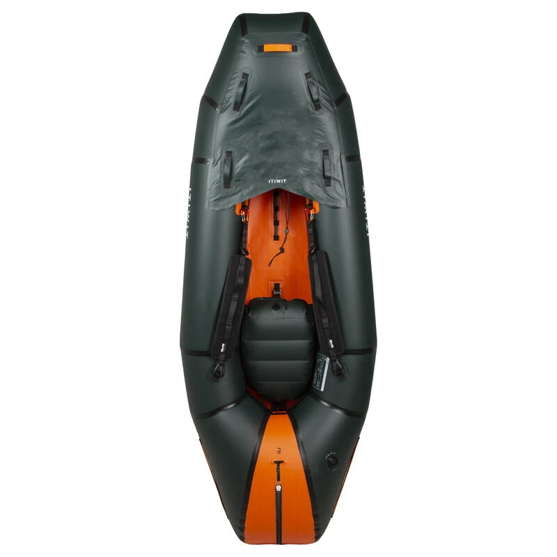 Packraft 500 Kayak Gonflable TPU Rivière 1 Place Zip étanche - PR500 – Image 5