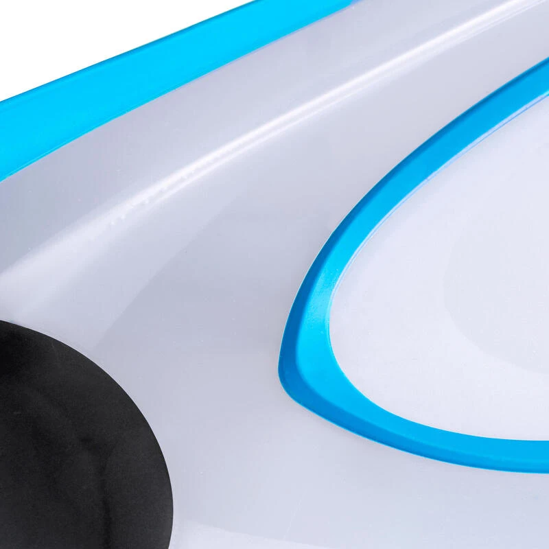 Palmes De Snorkeling Et PlongĂ©e Bouteille 540 Adulte Translucides Bleues â Image 9