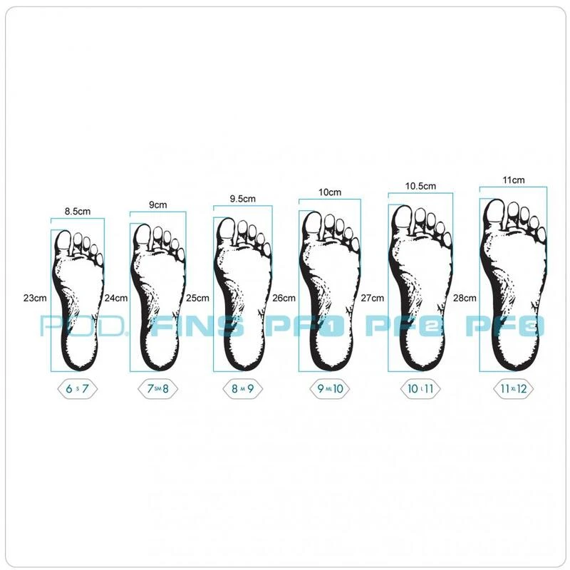 Pod PF2 - Palmes Bodyboard - Blue / Orange â Image 3