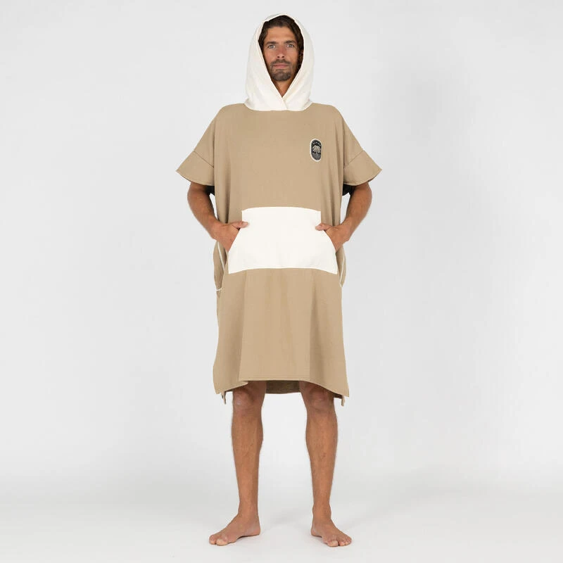 Poncho Surf Adulte - 500 Sable â Image 3