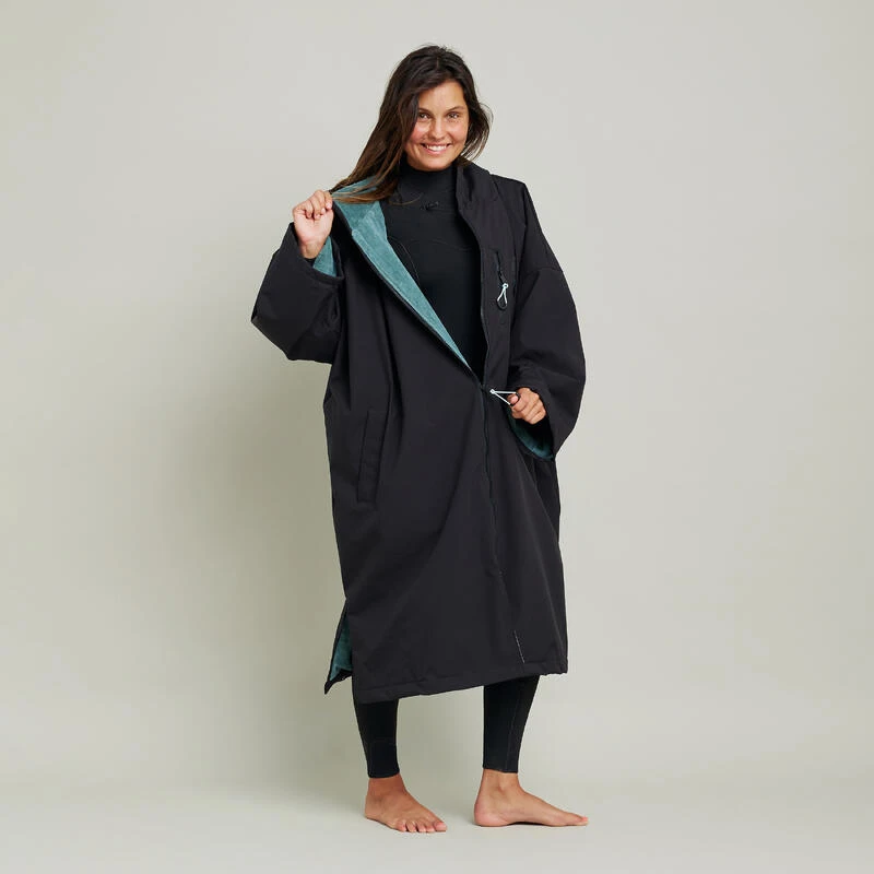 Poncho Surf Adulte - 950 Noir â Image 2