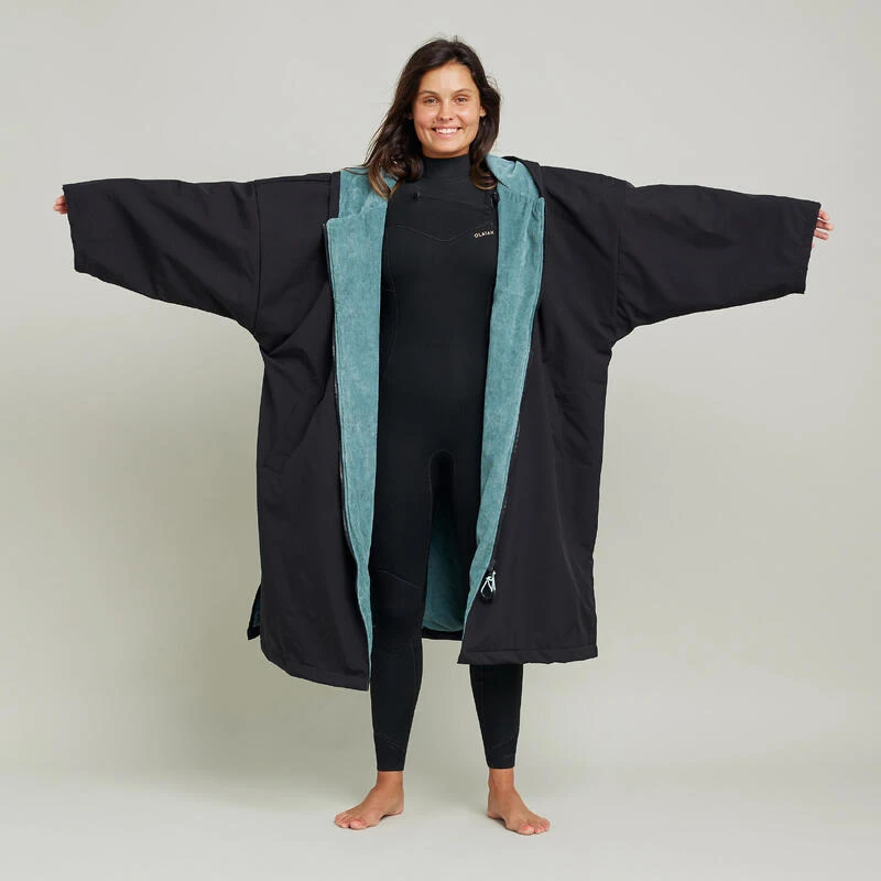 Poncho Surf Adulte - 950 Noir â Image 3
