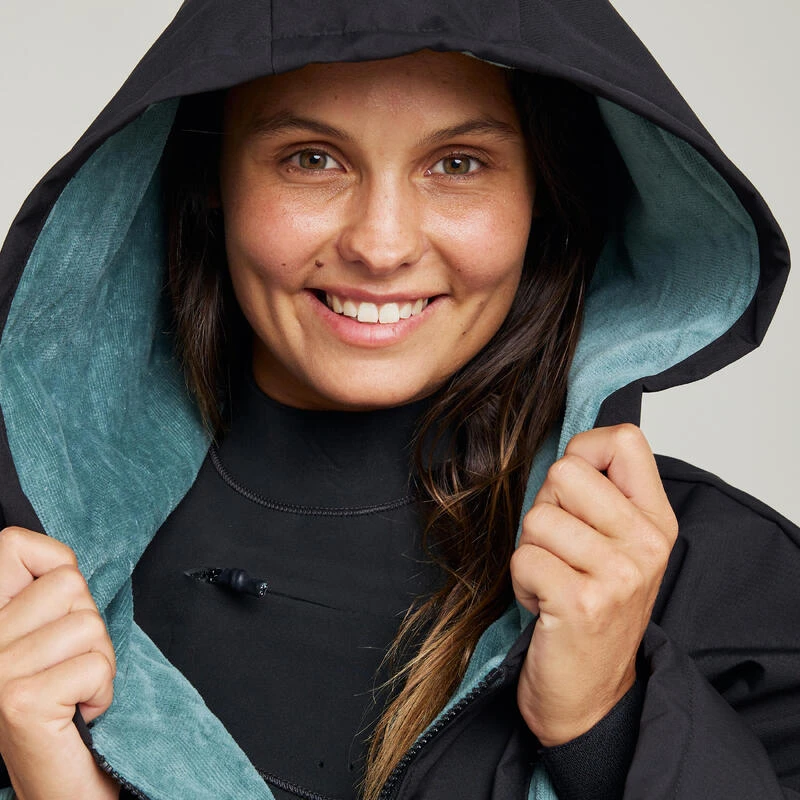 Poncho Surf Adulte - 950 Noir â Image 5