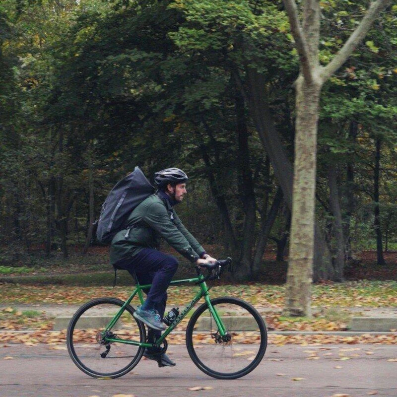 Sac à Dos étanche Urbain 40L PVC Noir Zulupack X Riding Zone – Image 4