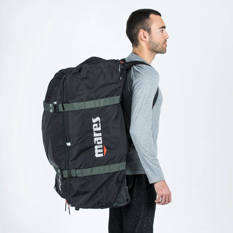 Sac De PlongĂ©e MARES CRUISER ROLLER 128L Noir â Image 2