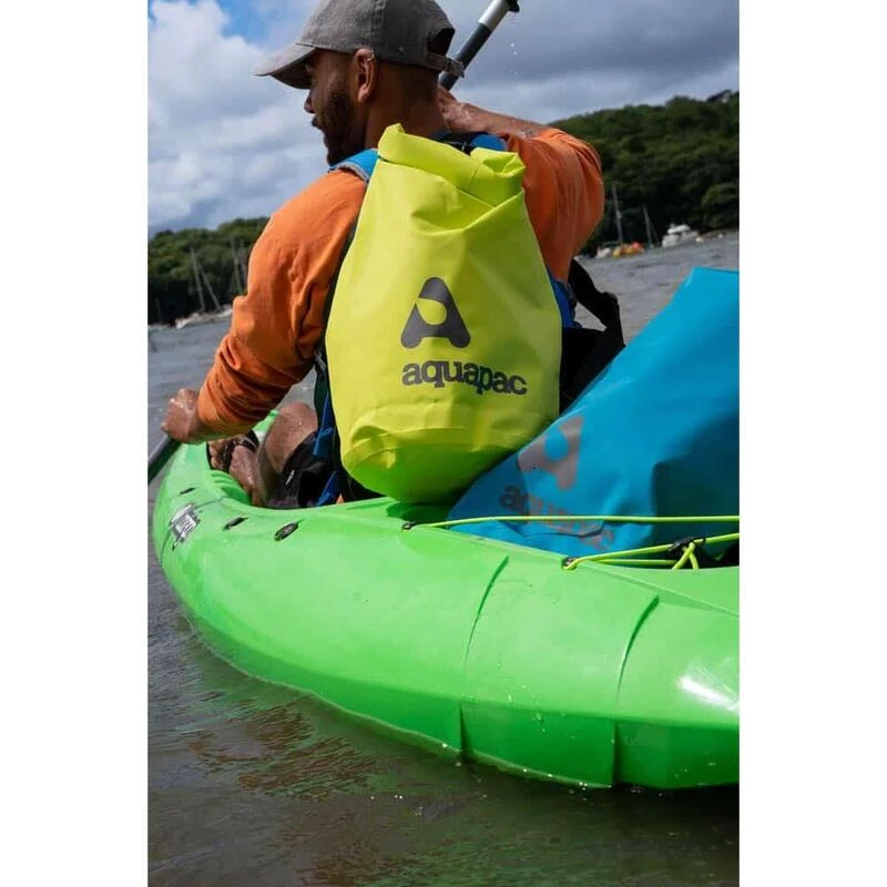 Aquapac Sac étanche 25L Heavyweight Avec Bandoulière Vert Acide – Image 5