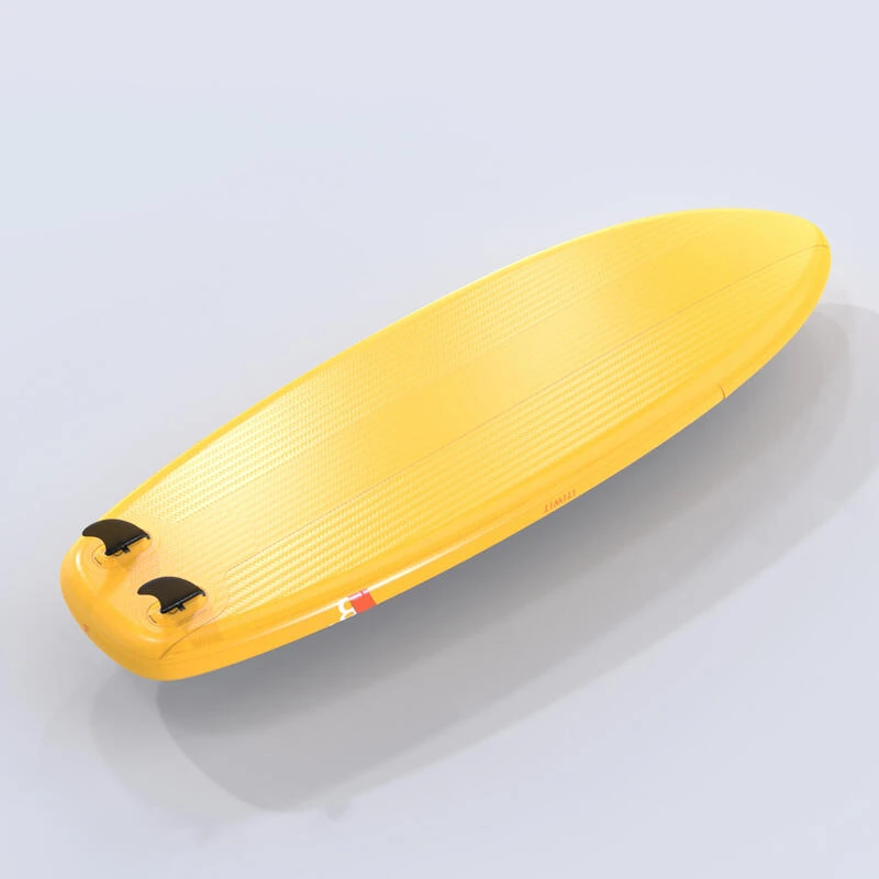 STAND UP PADDLE GONFLABLE DEBUTANT COMPACT S BLANC - JAUNE â Image 5