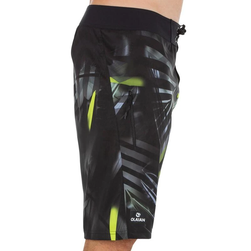 Surf Boardshort Long 500 Jungle Grey â Image 2