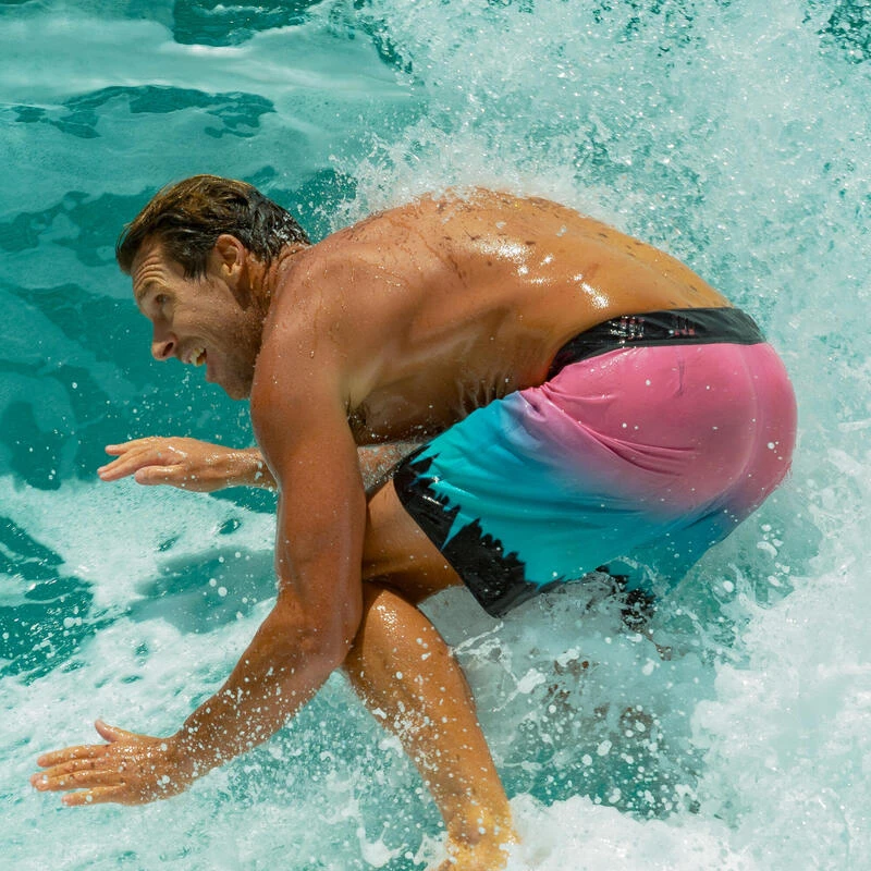 Surf Boardshort Long 900 Grungy Pink. â Image 2