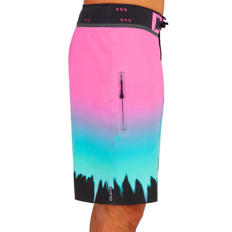 Surf Boardshort Long 900 Grungy Pink. â Image 3