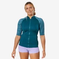 Top Anti UV Manches Courtes Femme NéoprÚne 1.5mm - Navy